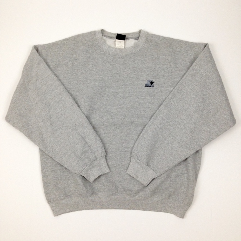 Starter Men's Gray Sweatshirt Large
